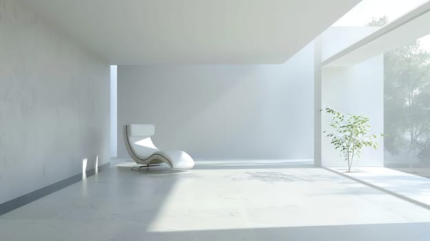 Minimalist decor enhancing sense of space