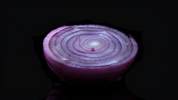 Minimalist spin of a single slice of onion