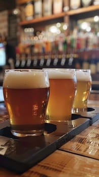National Beer Day frothy pints and hops