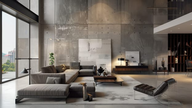 Sleek and stylish decor composition offering inspiration for urban living