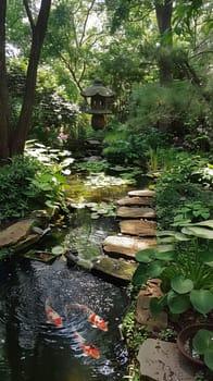 Tranquil garden oasis for inner peace
