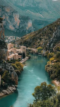 Tranquil river valleys dotted with charming villages