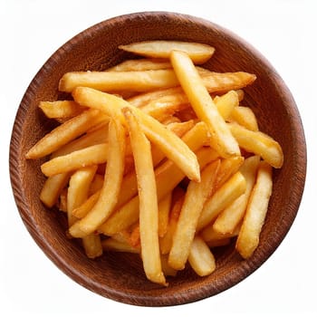 french fries vegetarian food, AI generated image