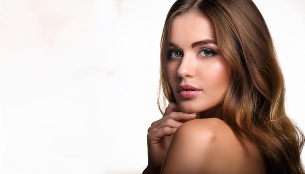 gorgeous young woman , AI generated image