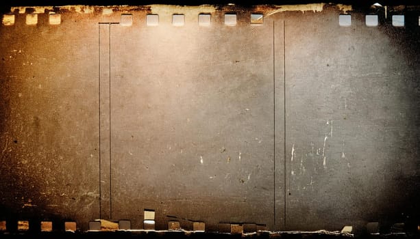 grunge old film useful as a background, AI generated image