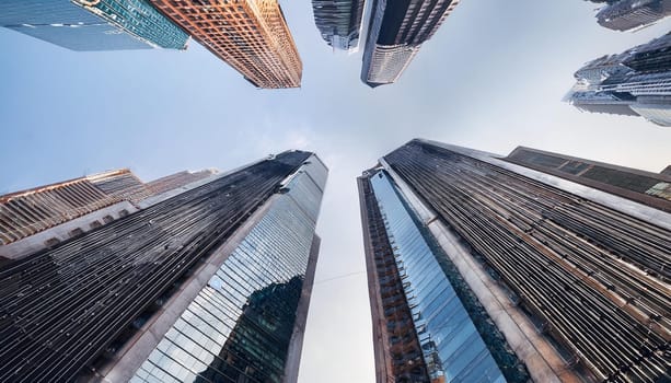 view of a modern city, AI generated image