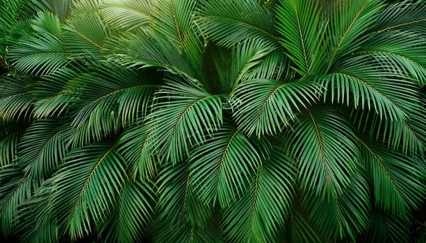 green leaves foliage texture useful as a background, AI generated image