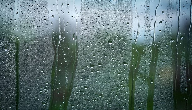 rain drops on window pane useful as a background