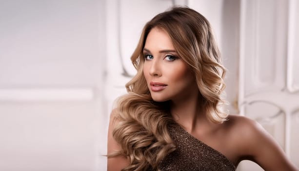 gorgeous young woman , AI generated image