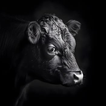 Sad Depressing Farm Cow agricultural Animal