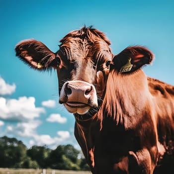 Happy Lucky Farm Cow agricultural Animal