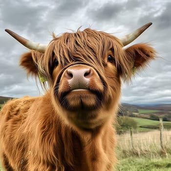 Happy Lucky Farm Cow agricultural Animal