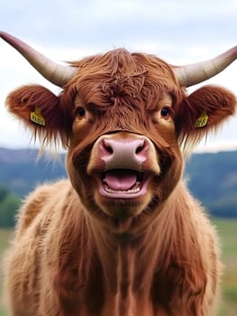 Happy Lucky Farm Cow agricultural Animal