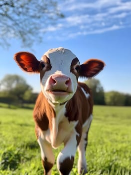 Happy Lucky Farm Cow agricultural Animal