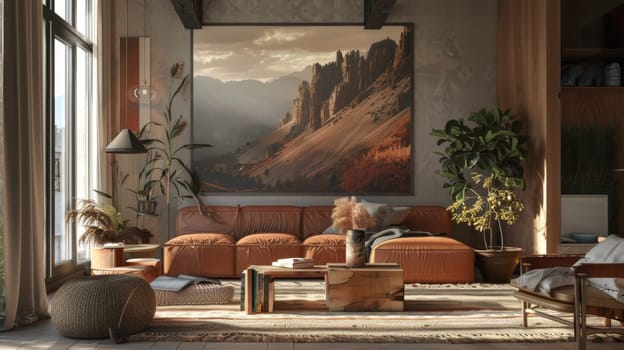 Artistic poster featuring creative interior decor ideas for artistic and imaginative living
