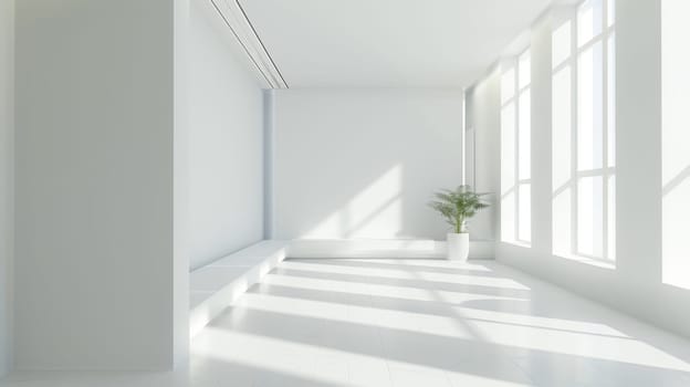 Clean and modern interior design with empty areas perfect for your text overlay