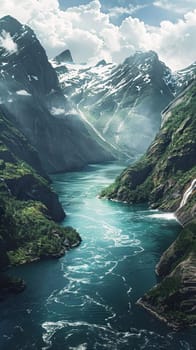 Breathtaking fjords carved by ancient glaciers