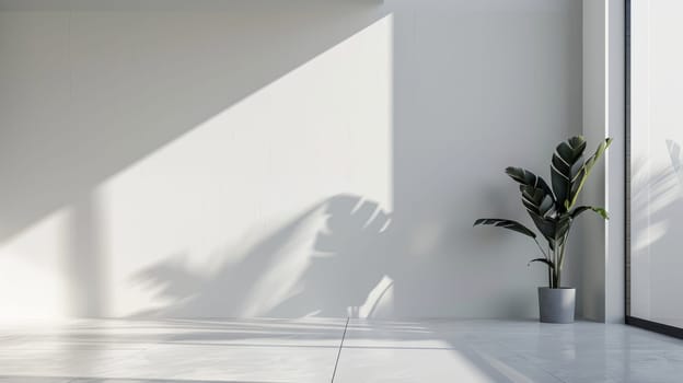 Clean and modern interior design with empty areas perfect for your text overlay
