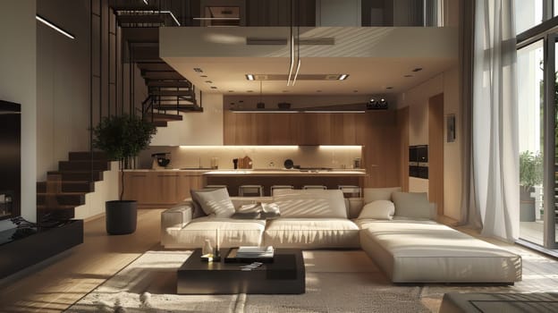 Clean and contemporary design in modern home