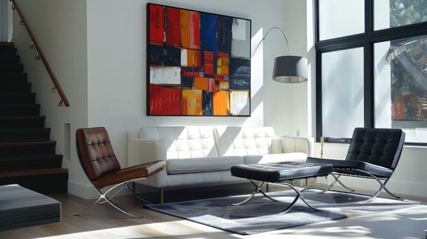 Contemporary artwork with sleek and stylish layout