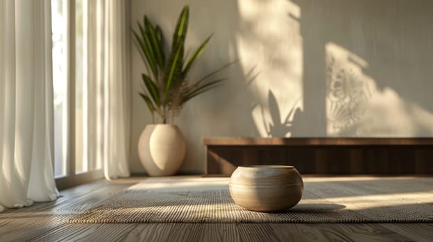 Interior decor featuring minimalist textures and materials for a modern look