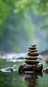 Meditative soundscape creates a tranquil ambiance
