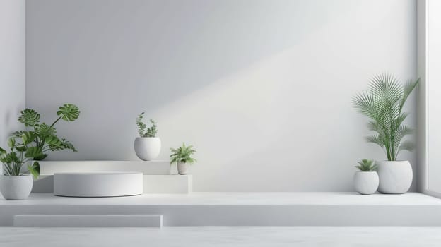 Minimalist decor with blank areas, ready for your unique marketing touch