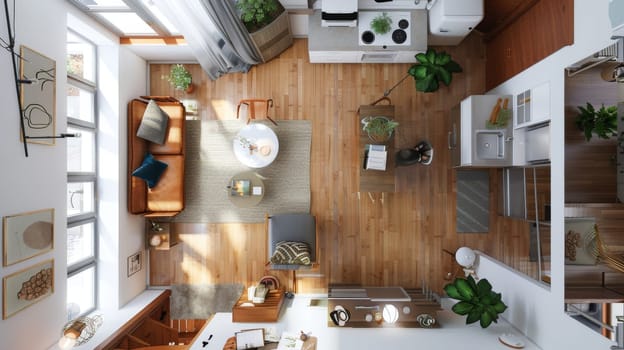 Interior layout demonstrating creative ways to add personality and character to your home