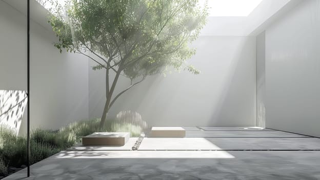 Minimalist decor enhancing sense of space