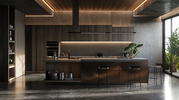 Minimalist kitchen focusing on functionality