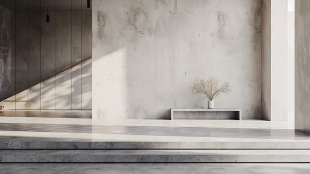 Minimalist home design offering clean surfaces for your branding or slogan