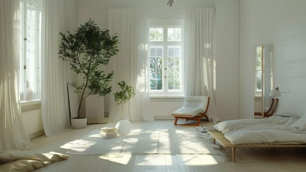 Minimalistic home decor creating a calming and inviting atmosphere