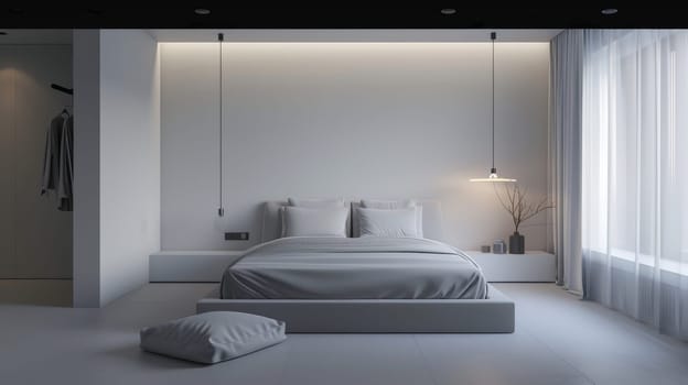 Minimalistic decor enhancing the functionality and aesthetics of a room