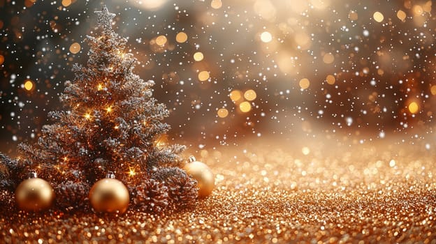A cozy, blurred Christmas background capturing the essence of home and family, with soft warm lighting that fills the room, evoking a comforting holiday ambiance. Hints of holiday decorations and festive spirit create a welcoming seasonal atmosphere, perfect for invoking memories of cherished family moments.