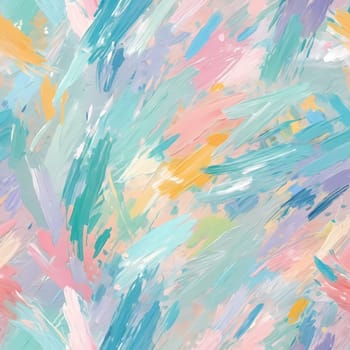 Artwork features an abstract design characterized by gentle pastel colors and soft brush strokes, creating a calming and artistic atmosphere perfect for any creative space. Generative AI.