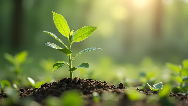 Beautiful green plants eco concept