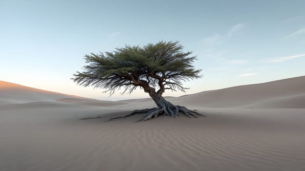 One tree in the desert