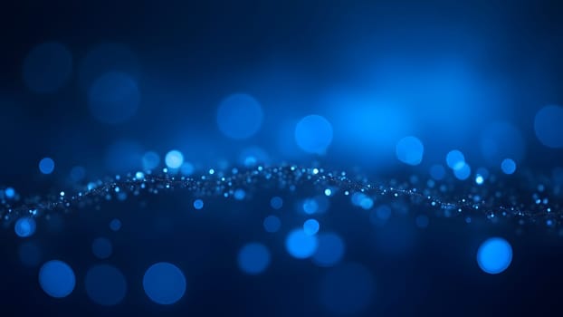 Abstract blue electronic tech design
