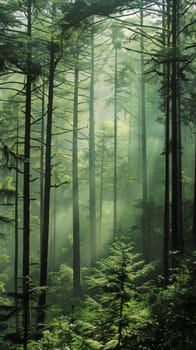 Peaceful cedar forests perfumed with resin