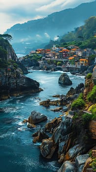 Quaint fishing villages along the rugged coastline