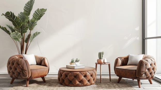 Stylish furnishings with ample copy space, ideal for your branding or slogan