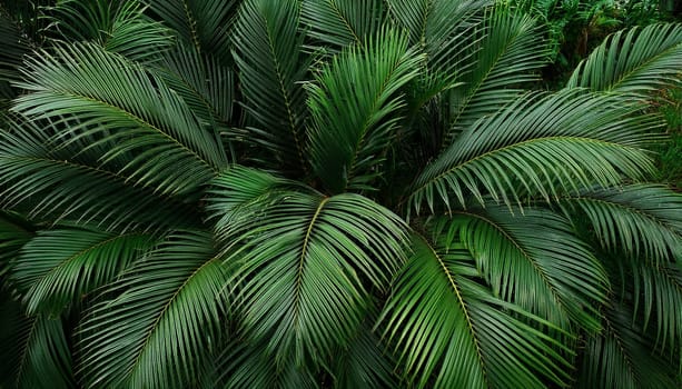 green leaves foliage texture useful as a background, AI generated image