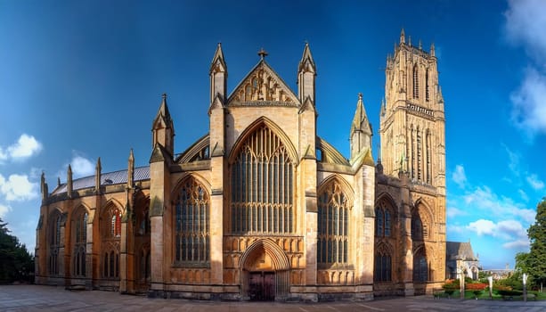 british gothic cathedral church, AI generated image