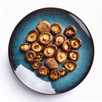 fried chinese shiitake mushrooms, AI generated image