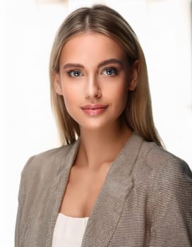 gorgeous young woman portrait, AI generated image