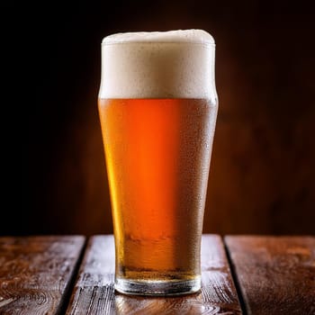 pint of beer in a pub, AI generated image