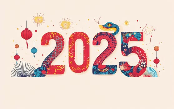 Bright decorations, lanterns, and symbols of prosperity usher in the Lunar New Year of 2025, celebrating cultural traditions and renewal.