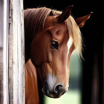 Angry Aggressive Brown Horse Wildlife Pony Equine