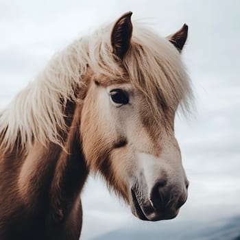 Depressed Brown Horse Wildlife Pony Animal Equine