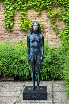 Venice, Italy - May 7 2024: Foreigners Everywhere 60th Venice Art Biennale in Venice. Puppies Puppies by Jade Guanaro Kuriki Olivo. A Sculpture for Trans Women.